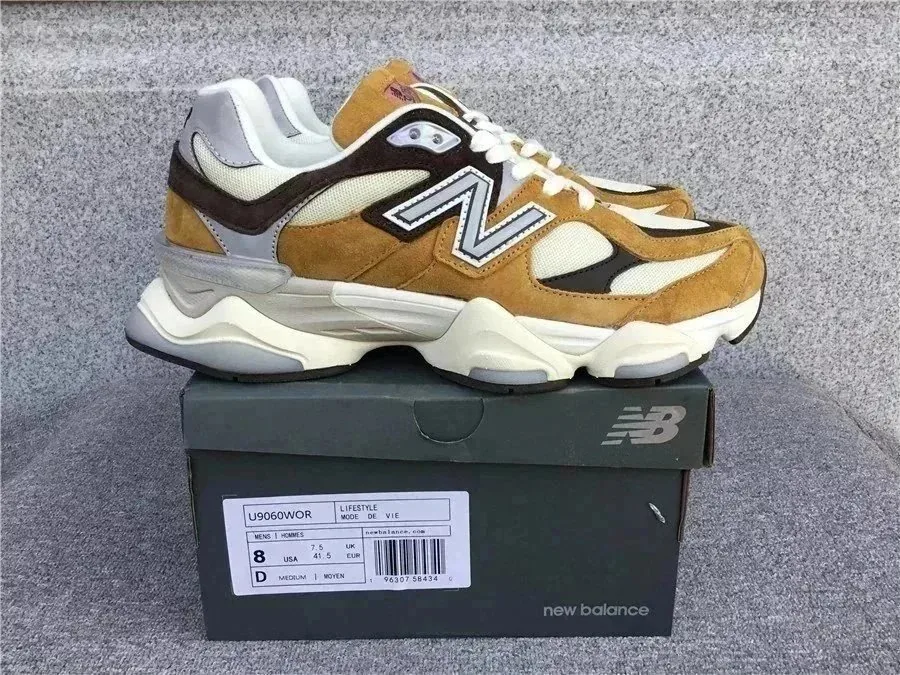 New Balance NB 9060 White Low-Top Sneakers — Photo 6