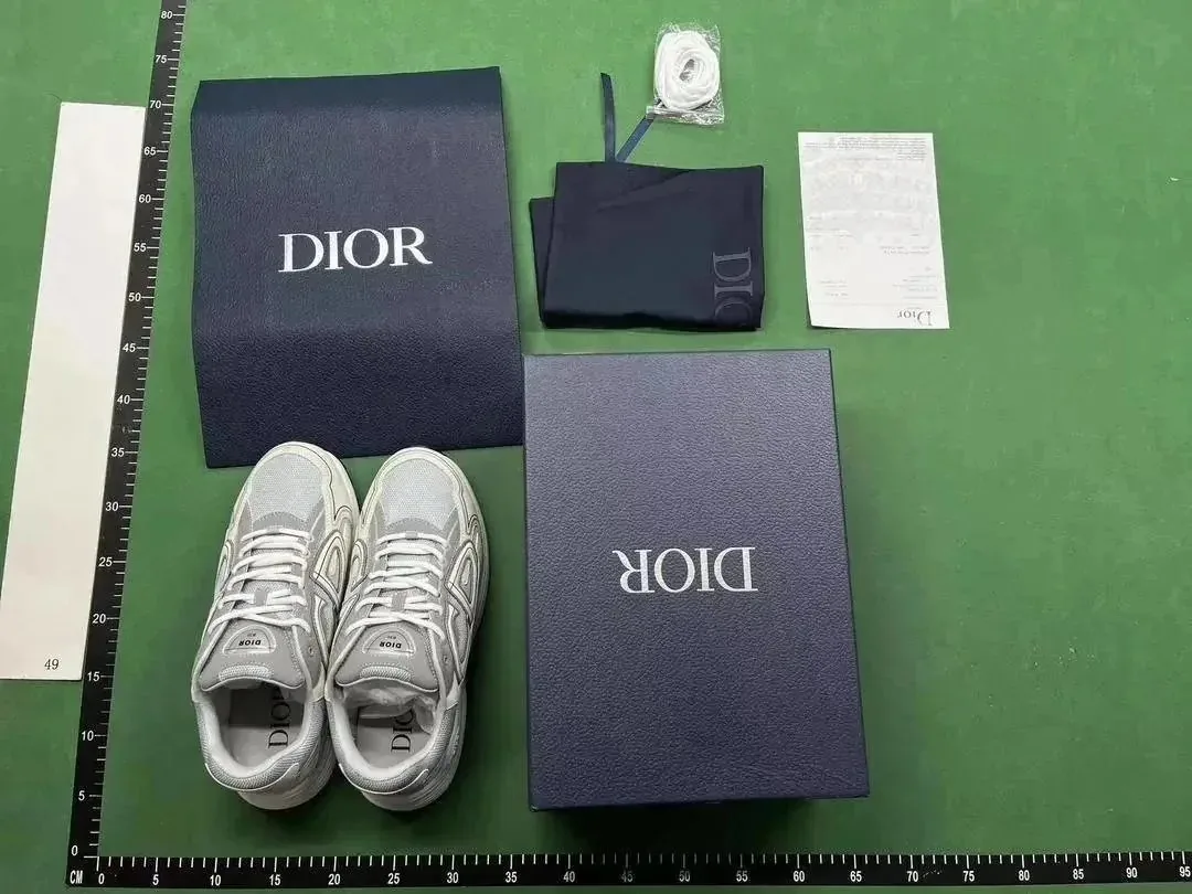 Dior B30 B22 Beige Suede Trainers — Photo 5