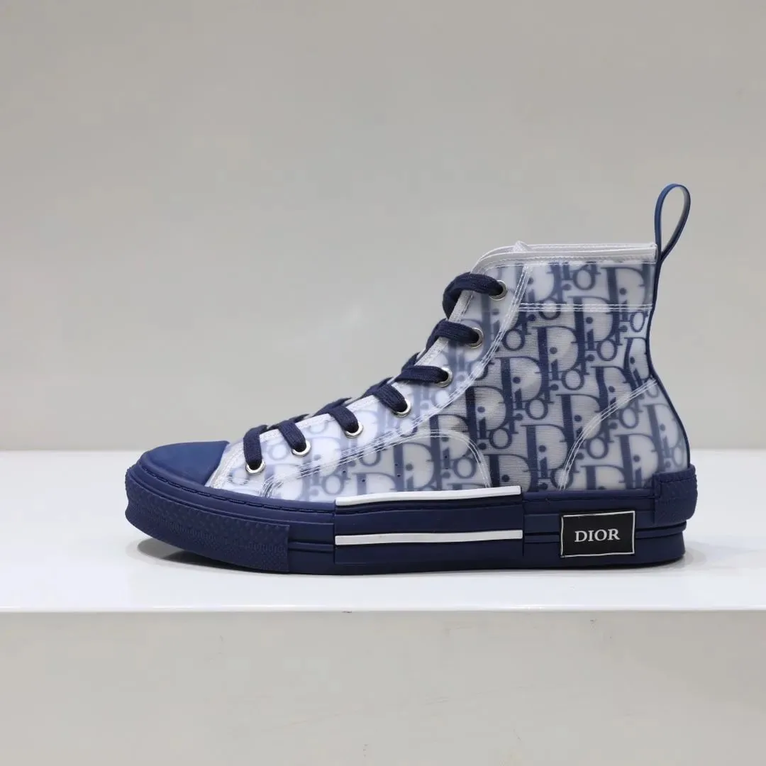 Dior B23 Grey Knit Cup-Sole Sneakers — Photo 9