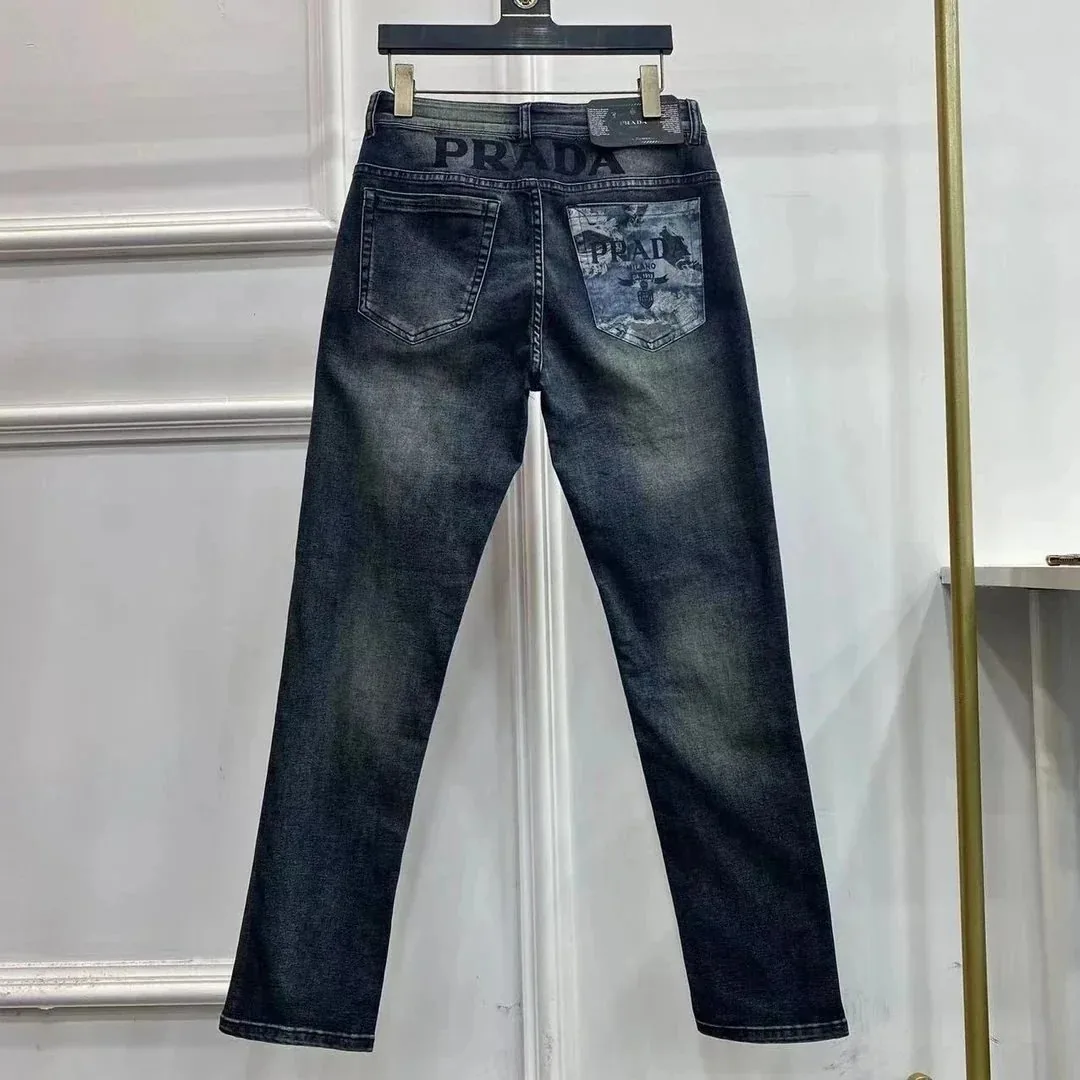 Prada White Straight Leg Jeans — QC