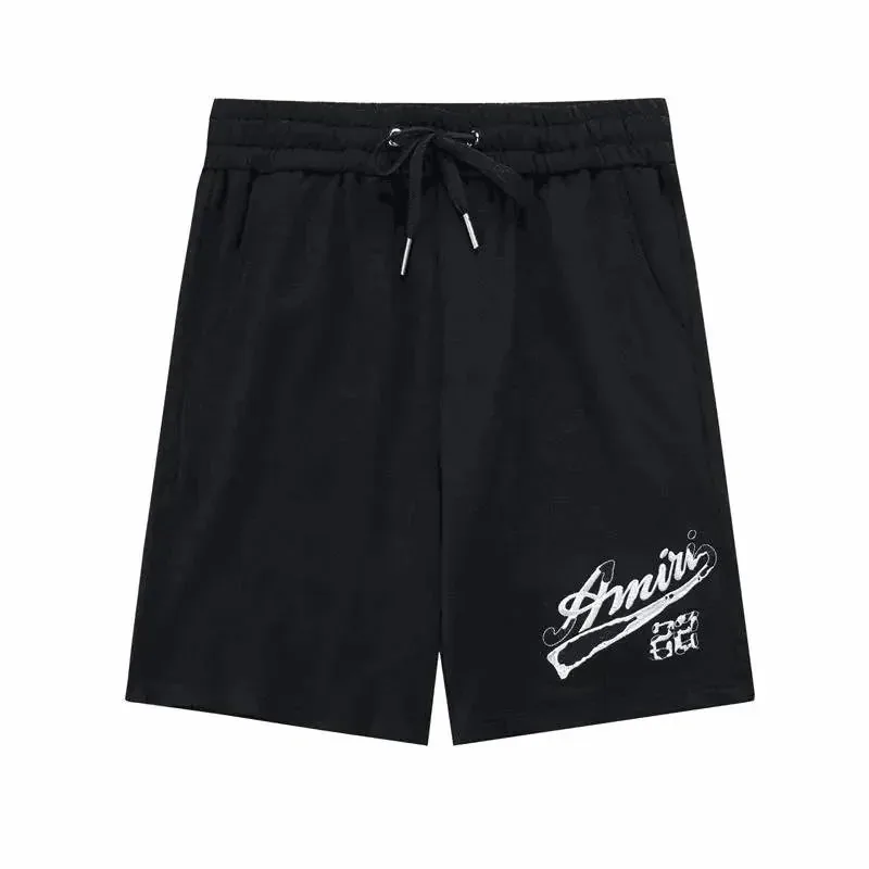 Amiri Logo Shorts Black Ver B
