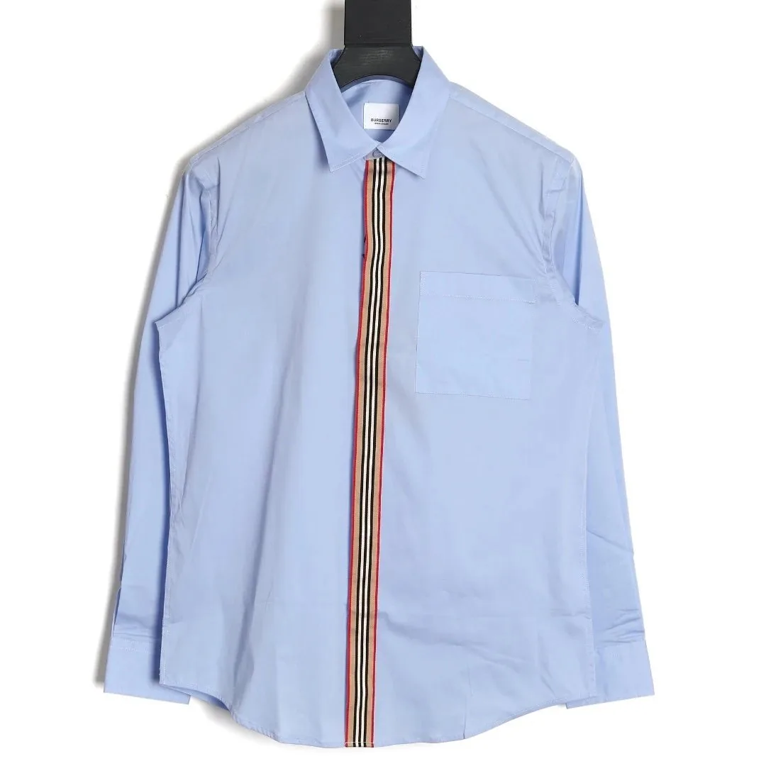 Embroidered Poplin Cotton Long-Sleeve Shirt — Photo 8