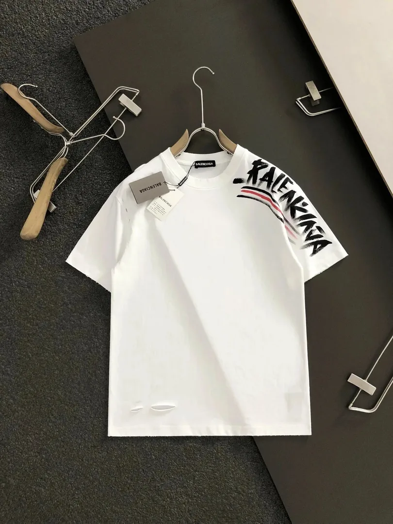 Balenciaga Graphic Print T-Shirt Collection — QC