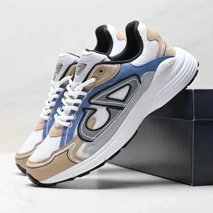 Dior B30 Navy Low-Top Sneakers — photo 9