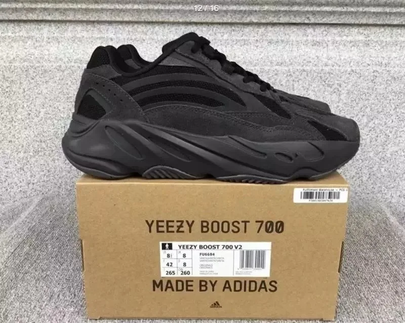 Adidas Yeezy 350 Grey Running Shoes — QC
