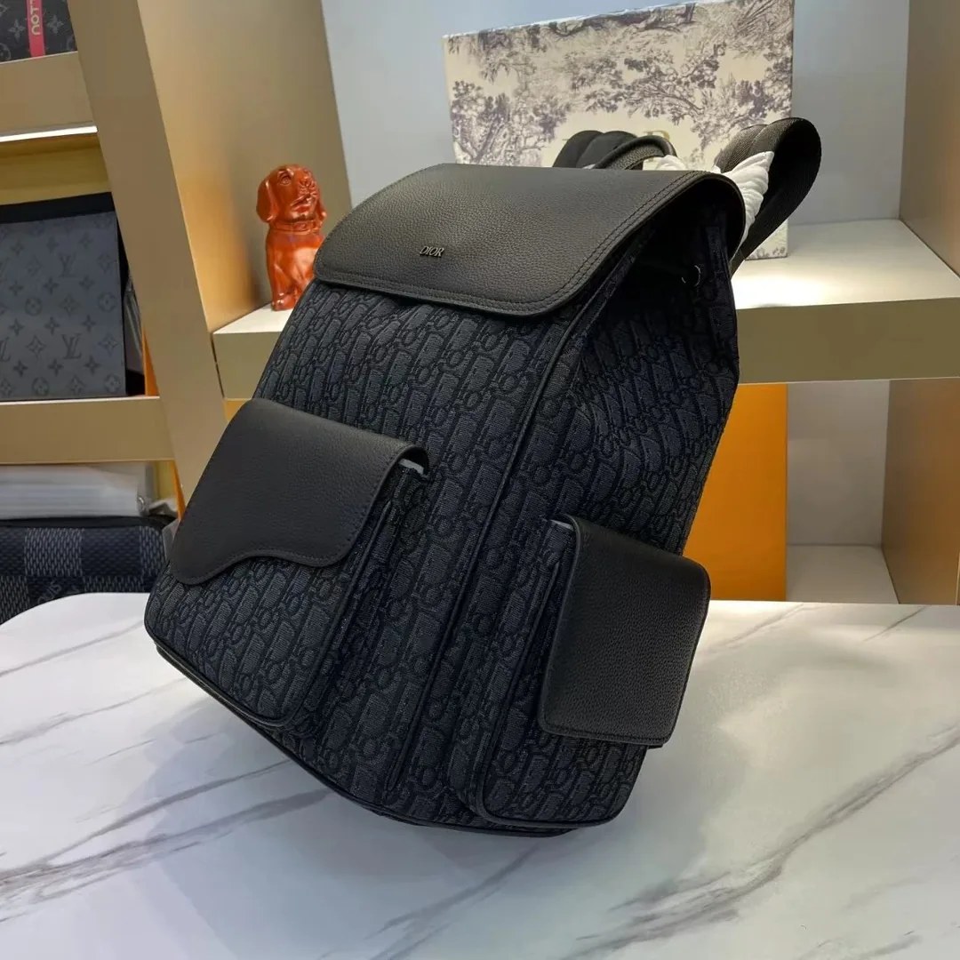Dior Oblique Saddle Backpack — QC