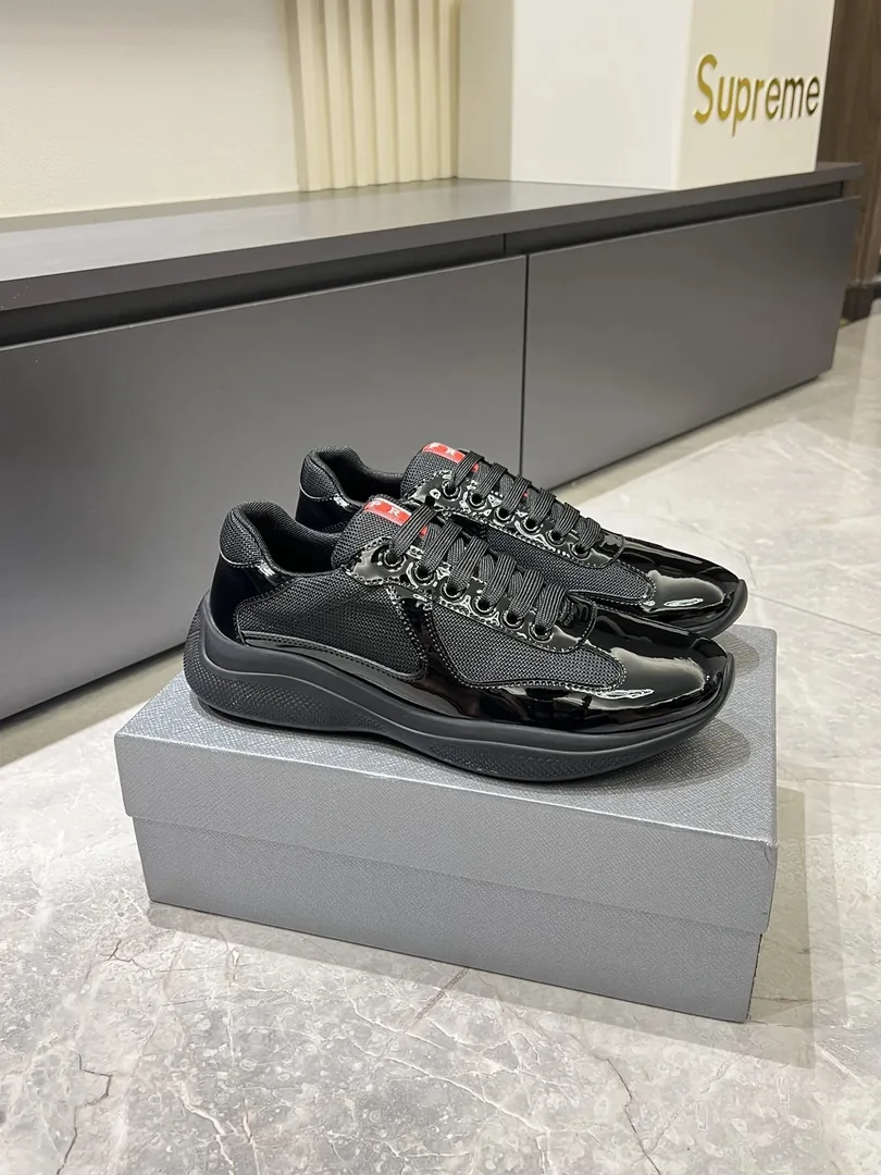 Prada America's Cup Beige Court Sneakers — photo 2