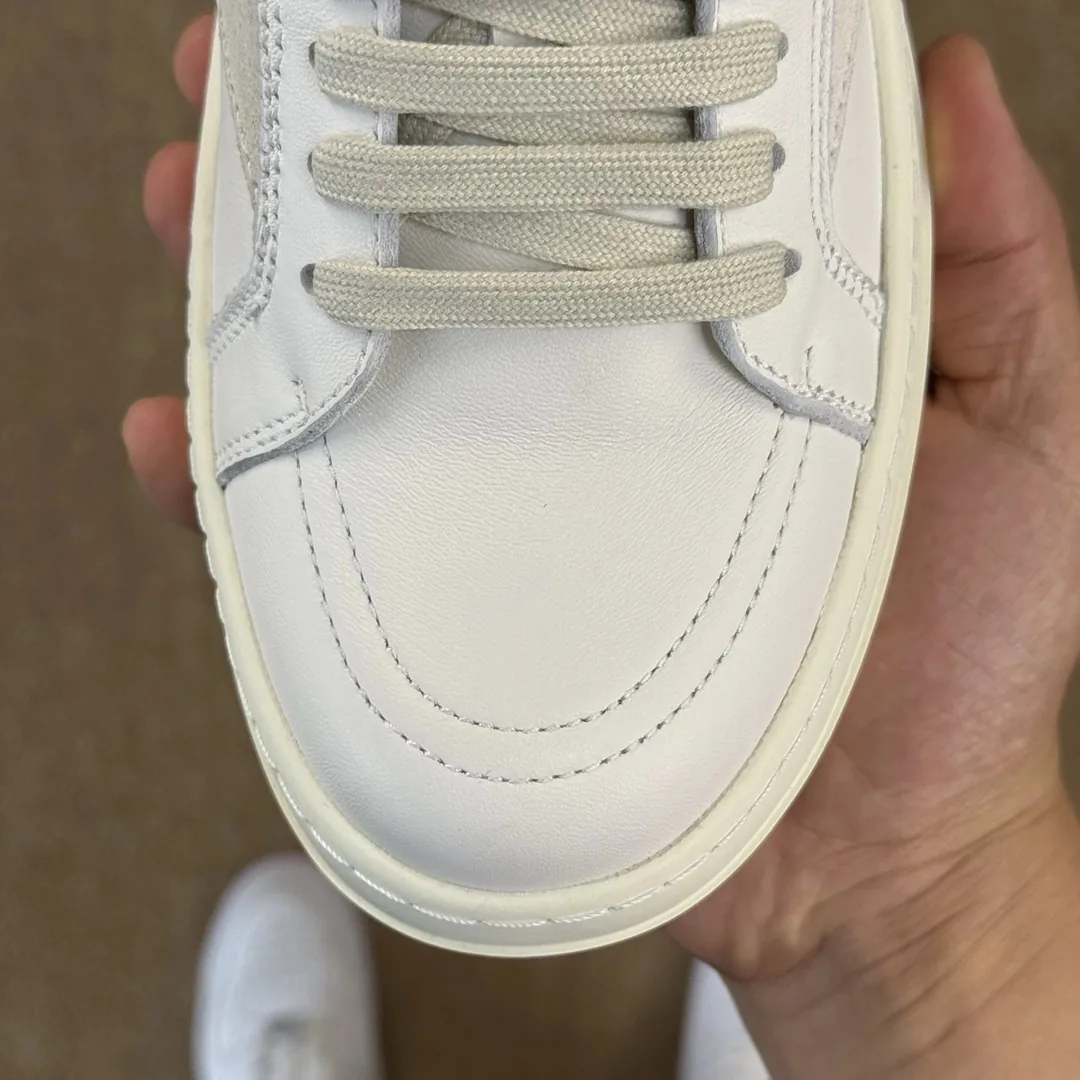 Rick Owens DRKSHDW Low White Sneakers — Photo 5