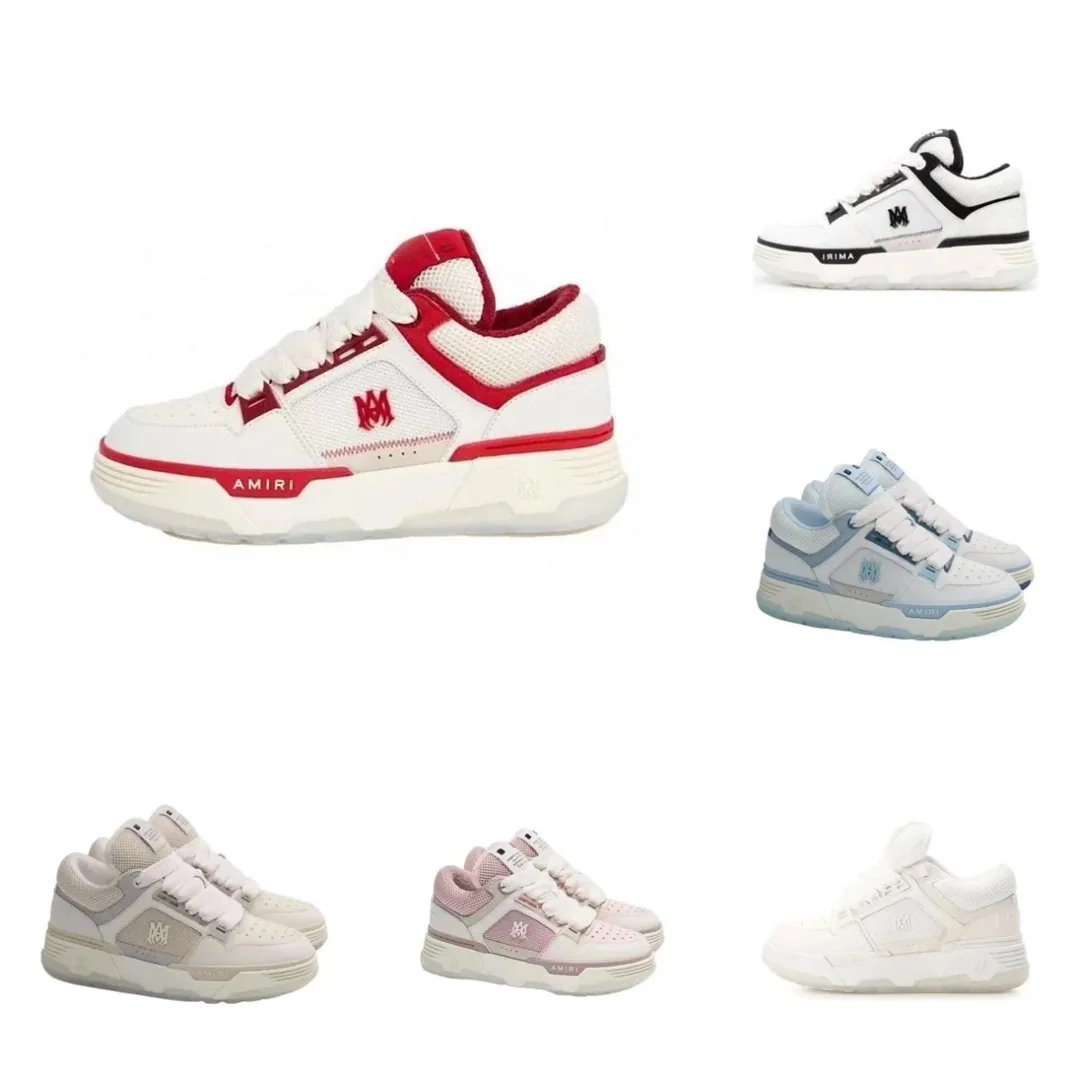 Amiri MA-1 White Red Trainers