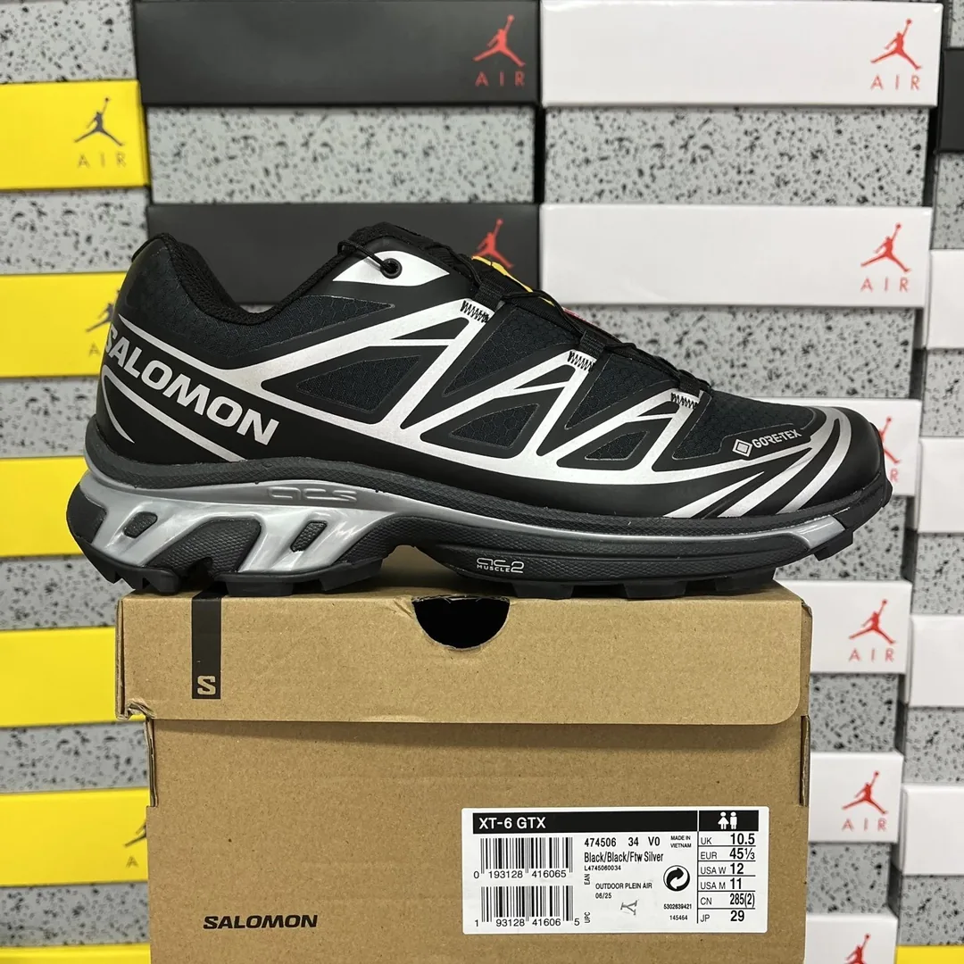 Salomon XT-6 Grey Outdoor Mountain Trail Runners