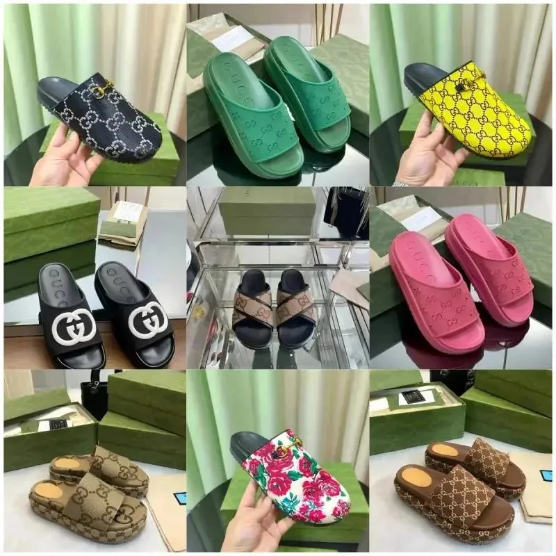 Gucci GG Platform Slide Sandal Collection