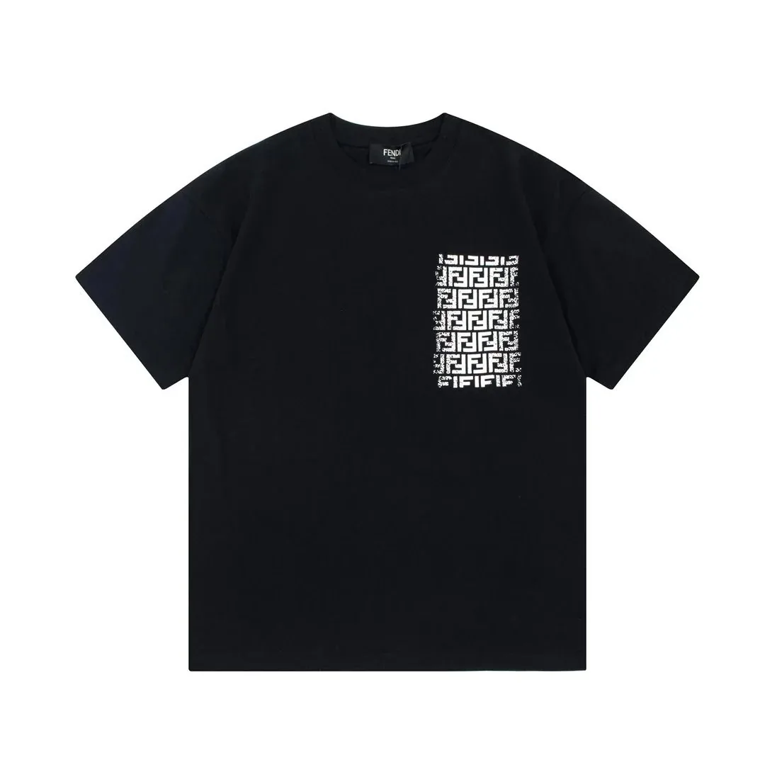 Fendi FF Monogram Print T-Shirt — Photo 9