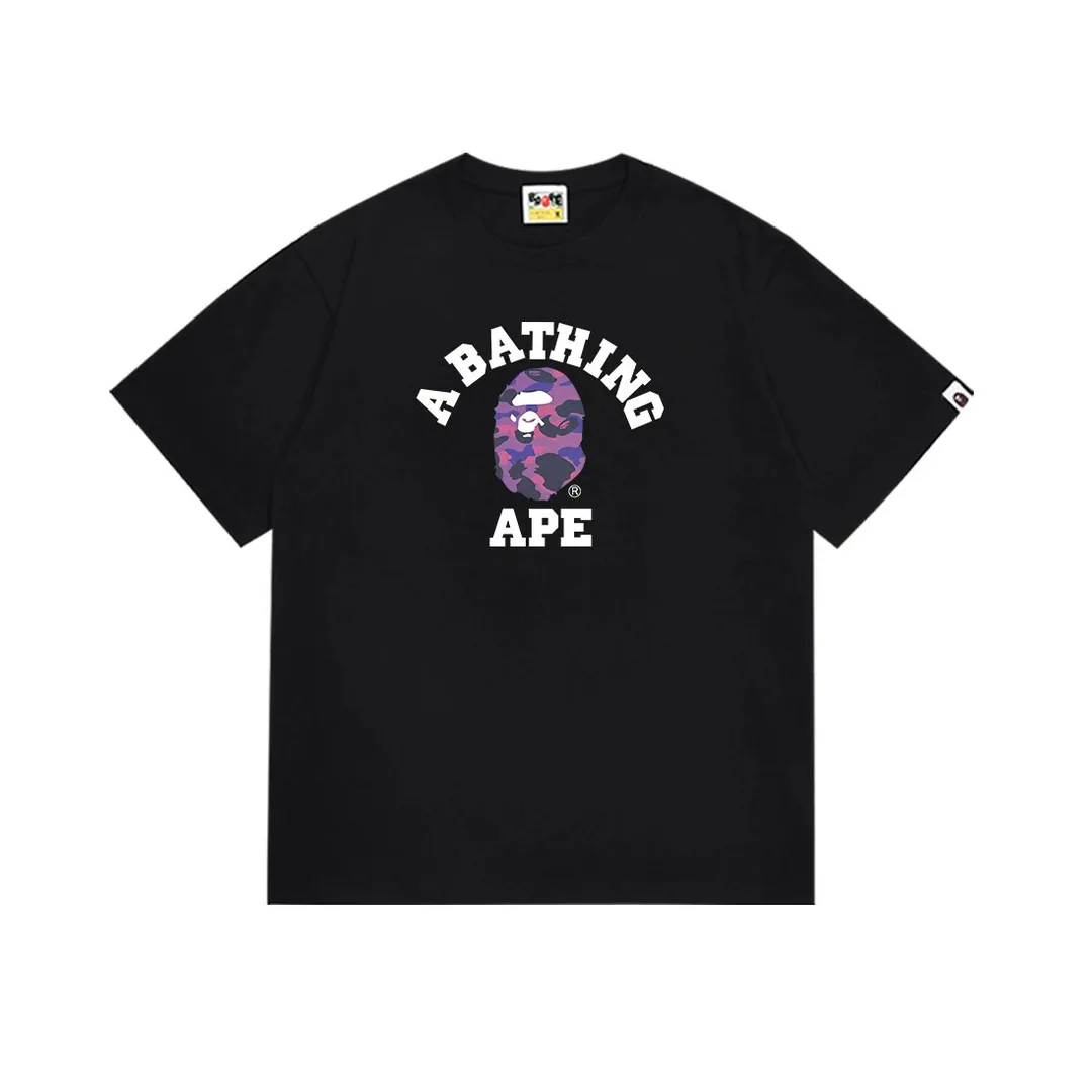 Bape Ape Print Crewneck T-Shirt — Photo 9