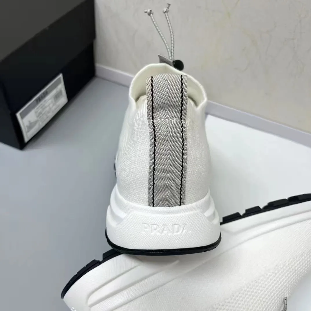 Prada White High-Top Sneakers — QC