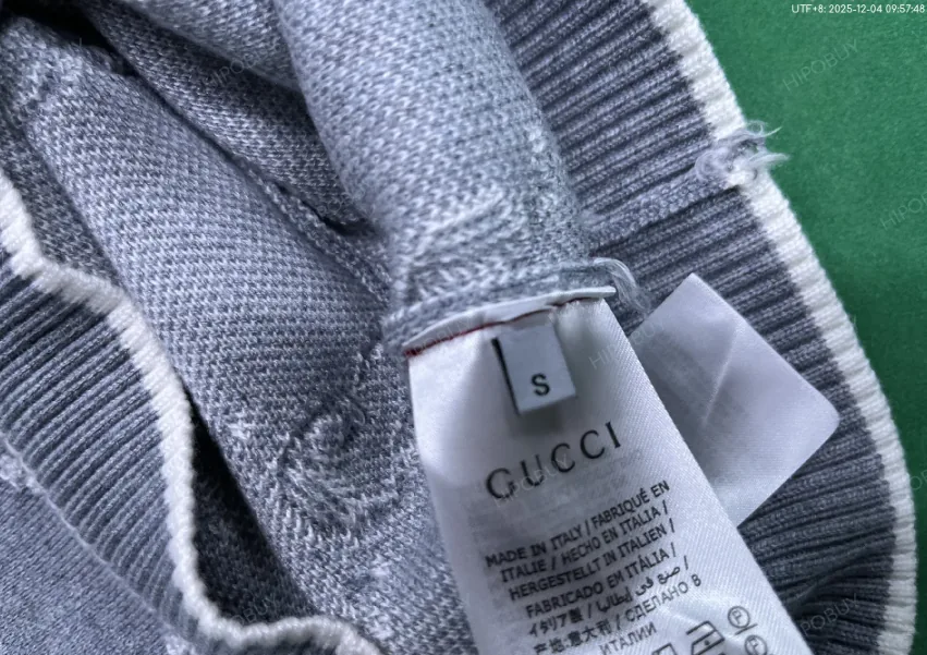 Jacquard Cotton Sweater — Photo 14