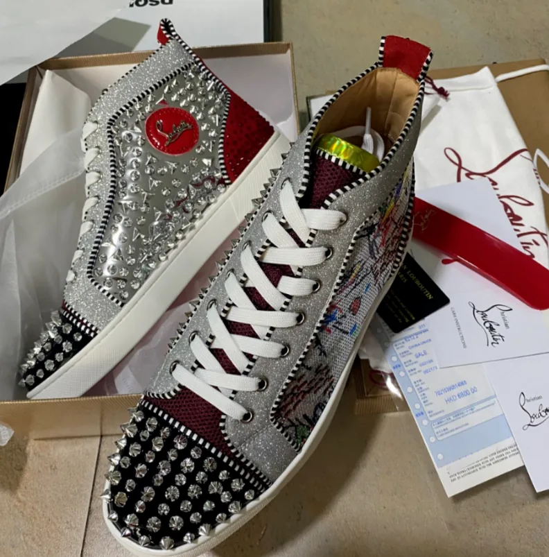 Christian Louboutin Louis High-Top Black High-Tops — Photo 9