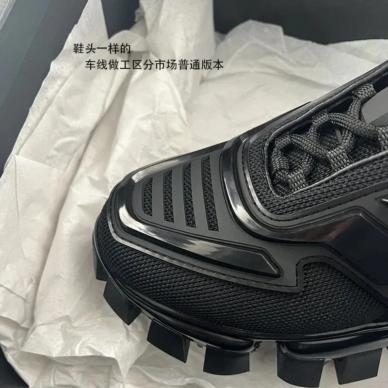 Prada Cloudbust Thunder White Platform Sneakers — photo 4