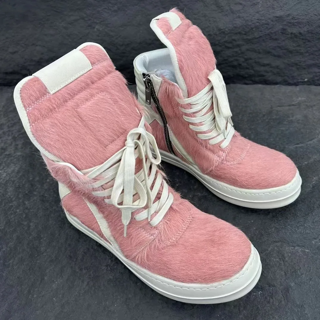 Rick Owens Ramones High-Top Fabled Pony — Photo 7