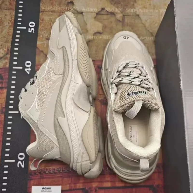 Balenciaga Track Beige Low-Top Sneakers — Photo 15