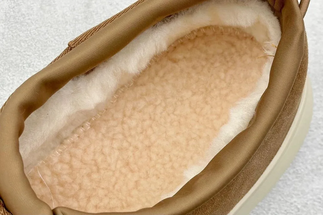 UGG Tasman Weather Hybrid Beige Shearling Waterproof Snow Boots — Photo 12
