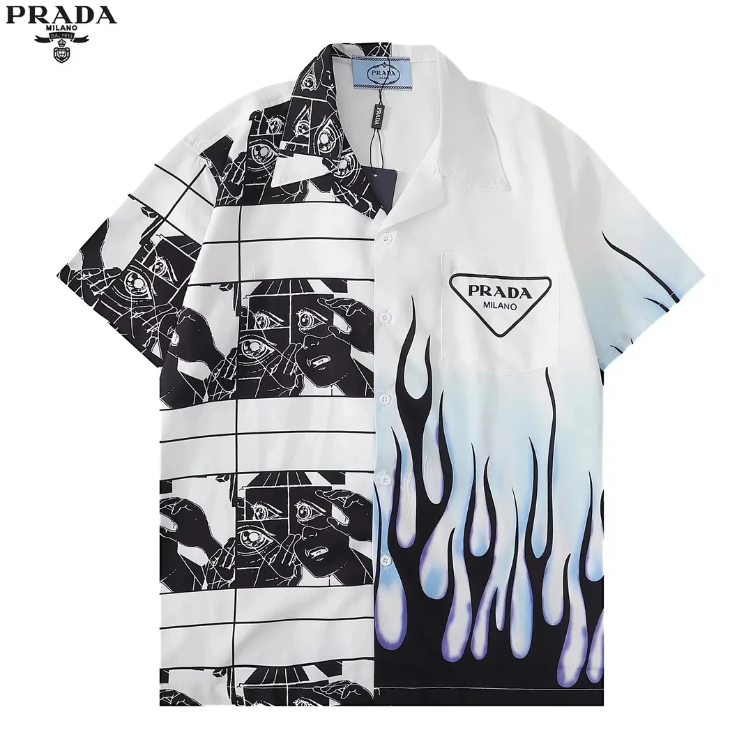 Prada Print Camp Collar Shirt Collection — Photo 5