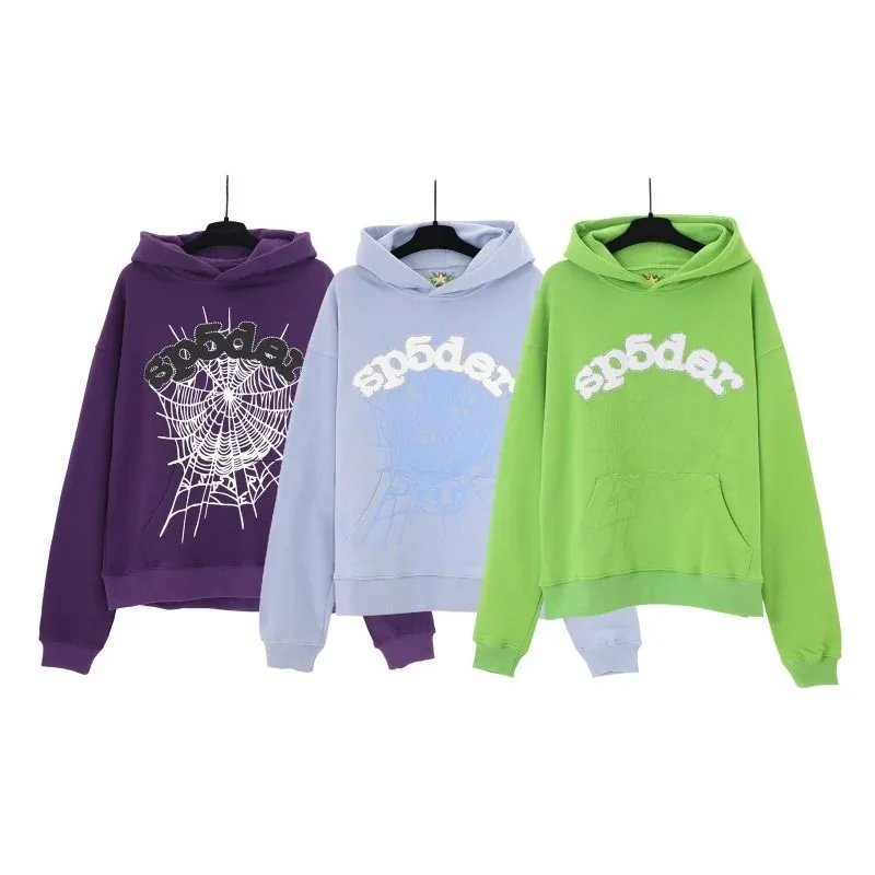 Sp5der Print Hoodie Set — photo 3
