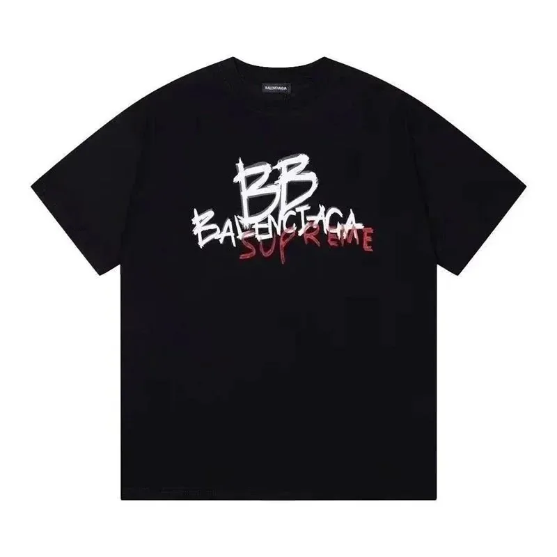 Balenciaga Logo Print T-Shirt Collection — QC