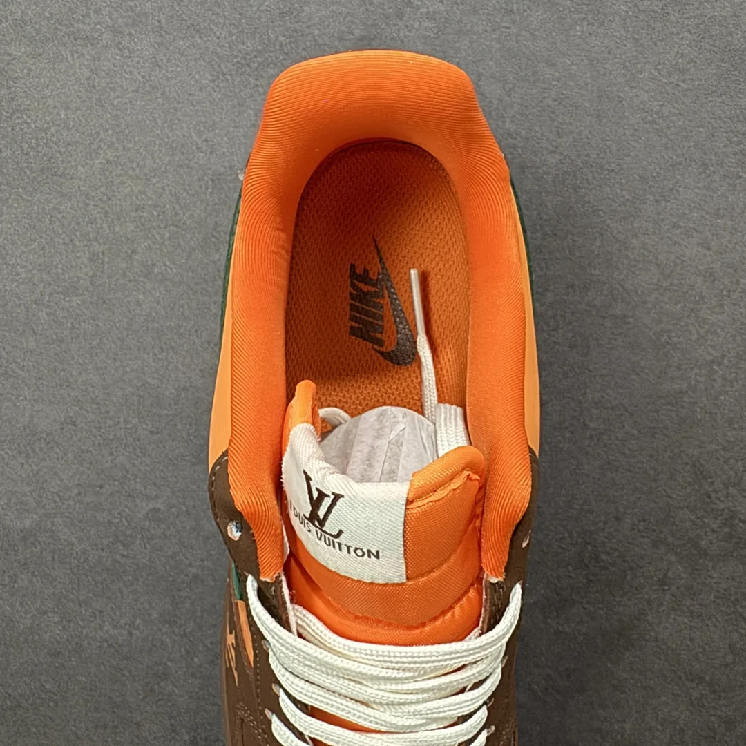 Nike Air Force 1 Green Brown — photo 7