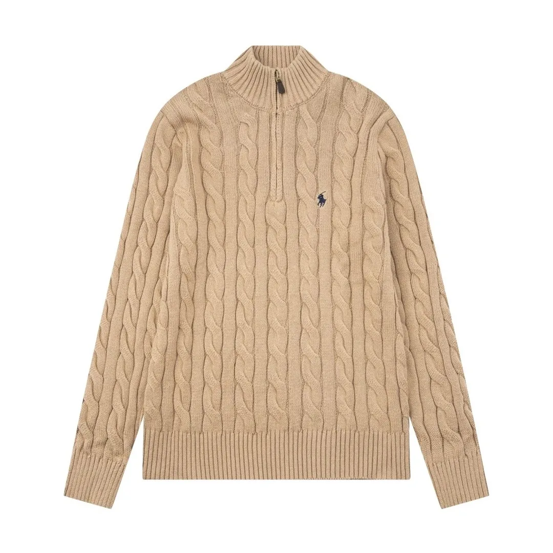 Half-Zip Cable Knit Sweater — photo 3