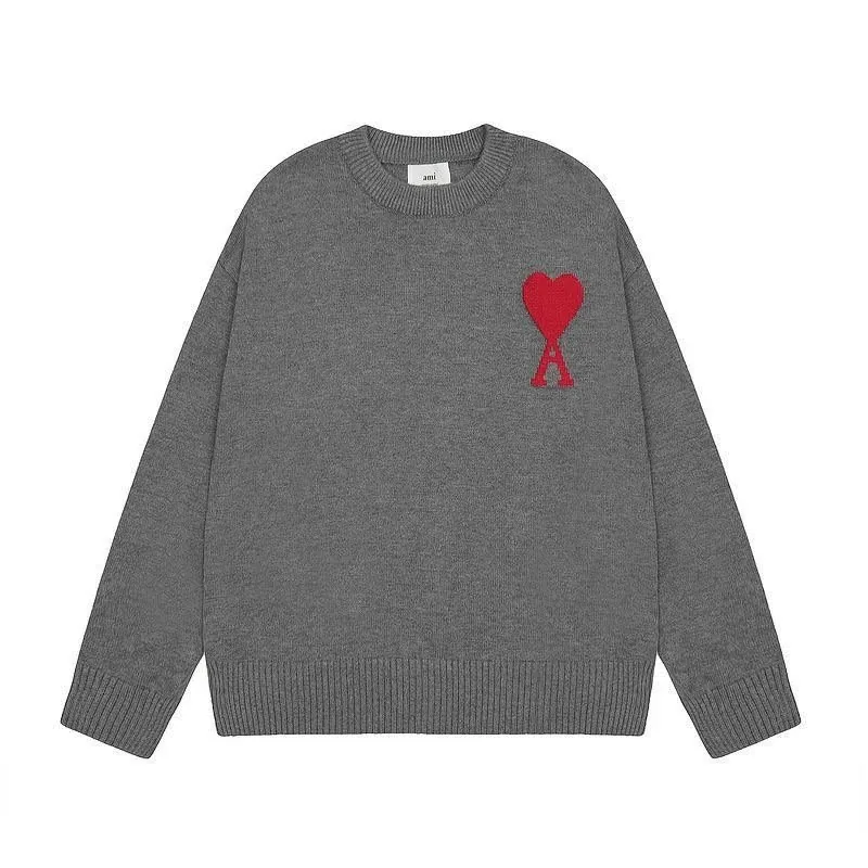 Ami Paris Heart Jacquard Crewneck Sweater — photo 4