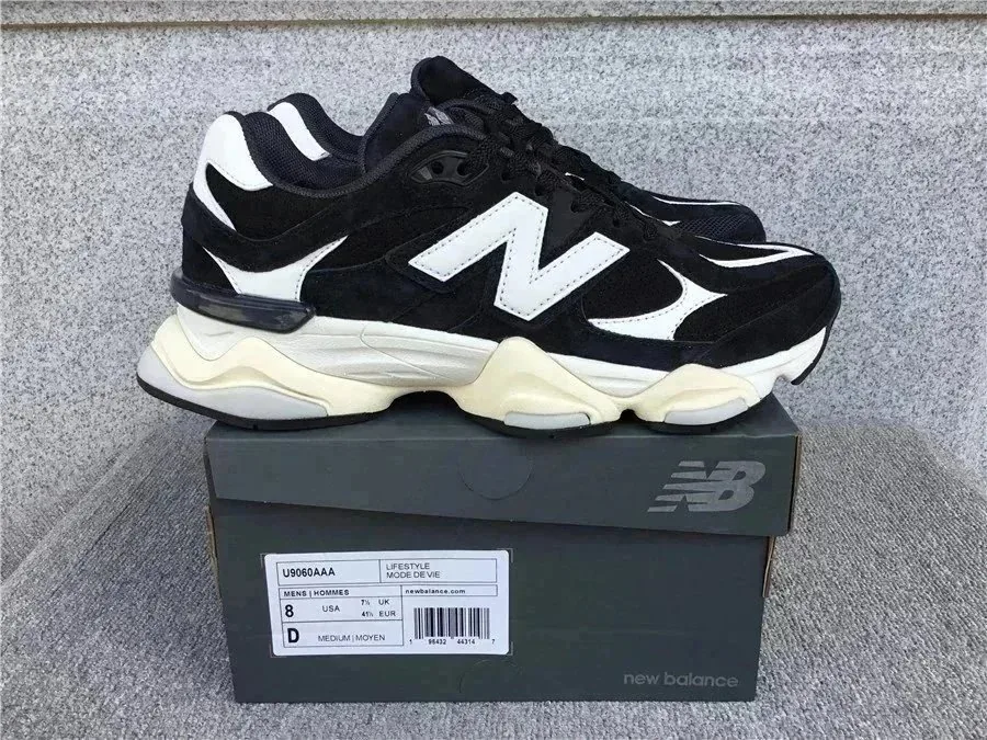 New Balance NB 9060 White Low-Top Sneakers — Photo 15