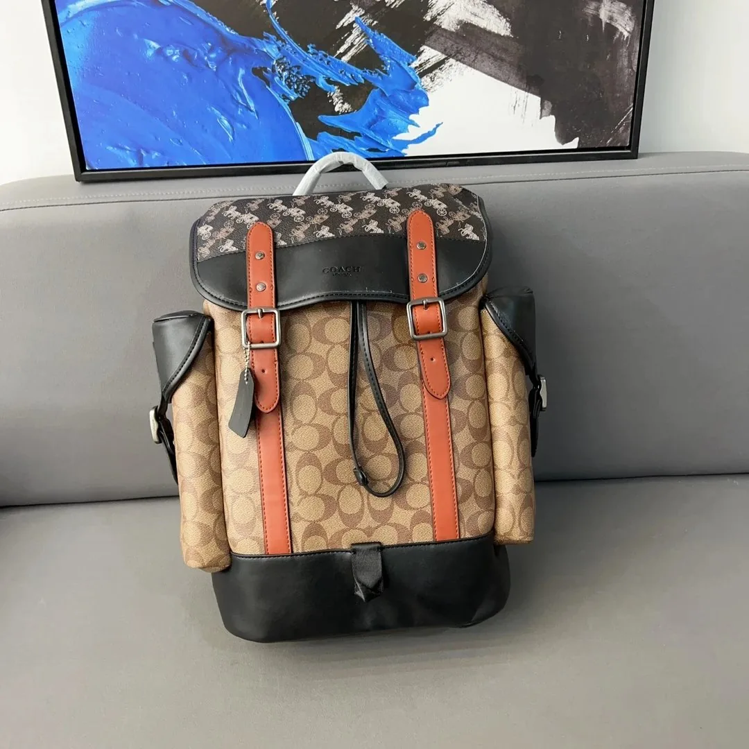 Coach Leather Backpack — photo 3