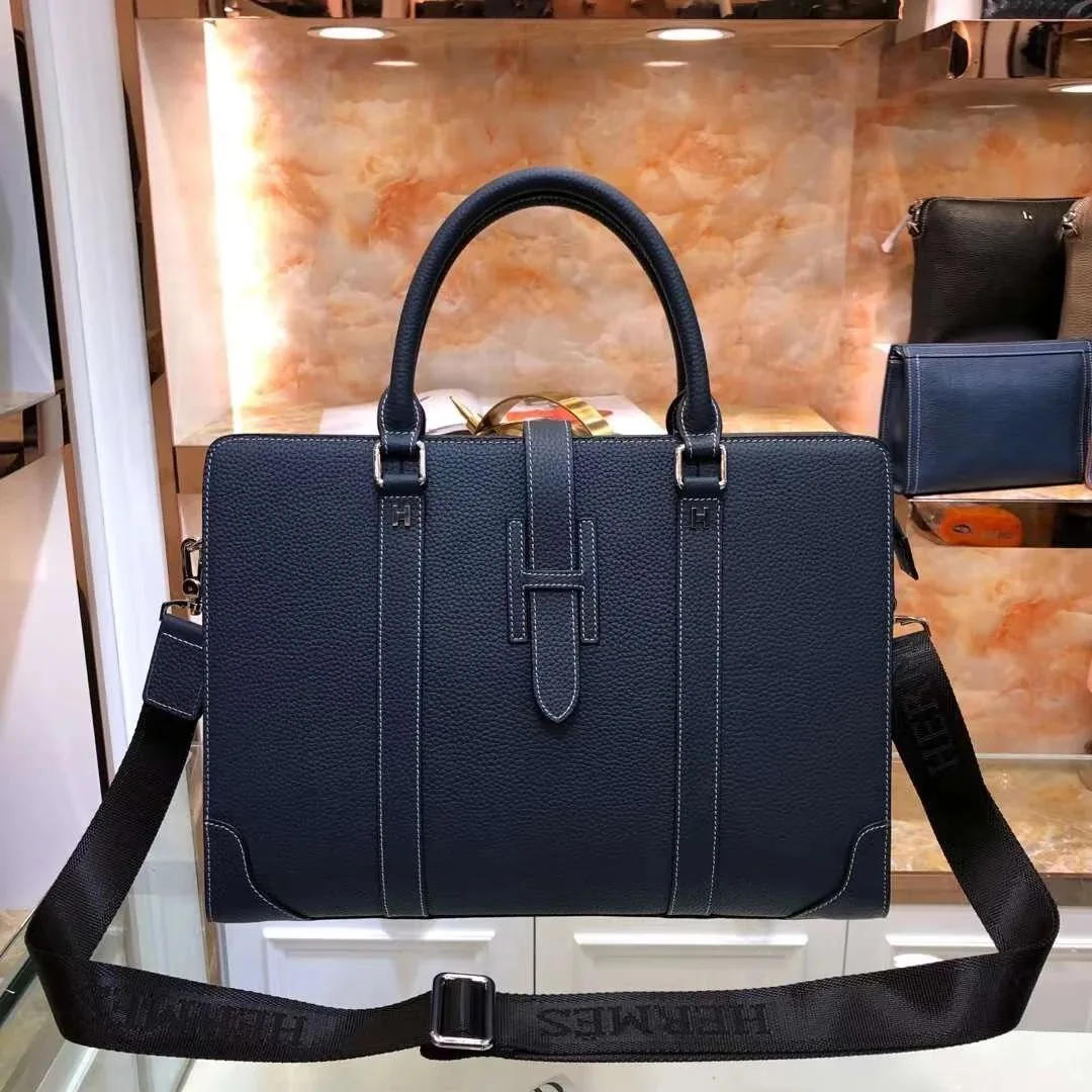 Hermes Mens Leather Briefcase — photo 3