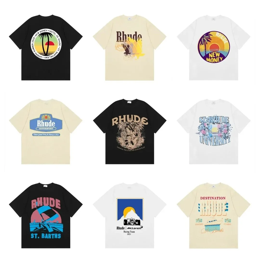 Rhude Sunset and Logo Print T-Shirt Collection