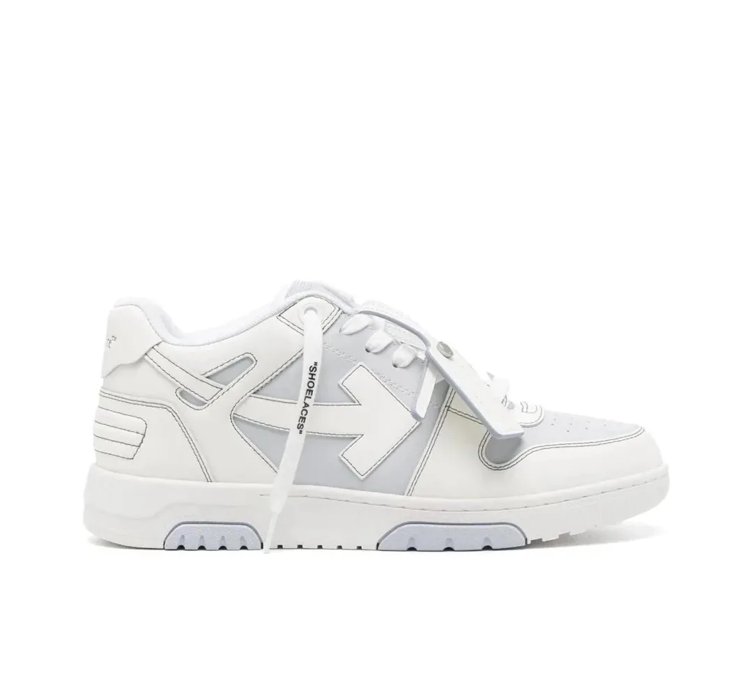 Off-White Out Of Office White Color-Block Platform Sneakers — Photo 14