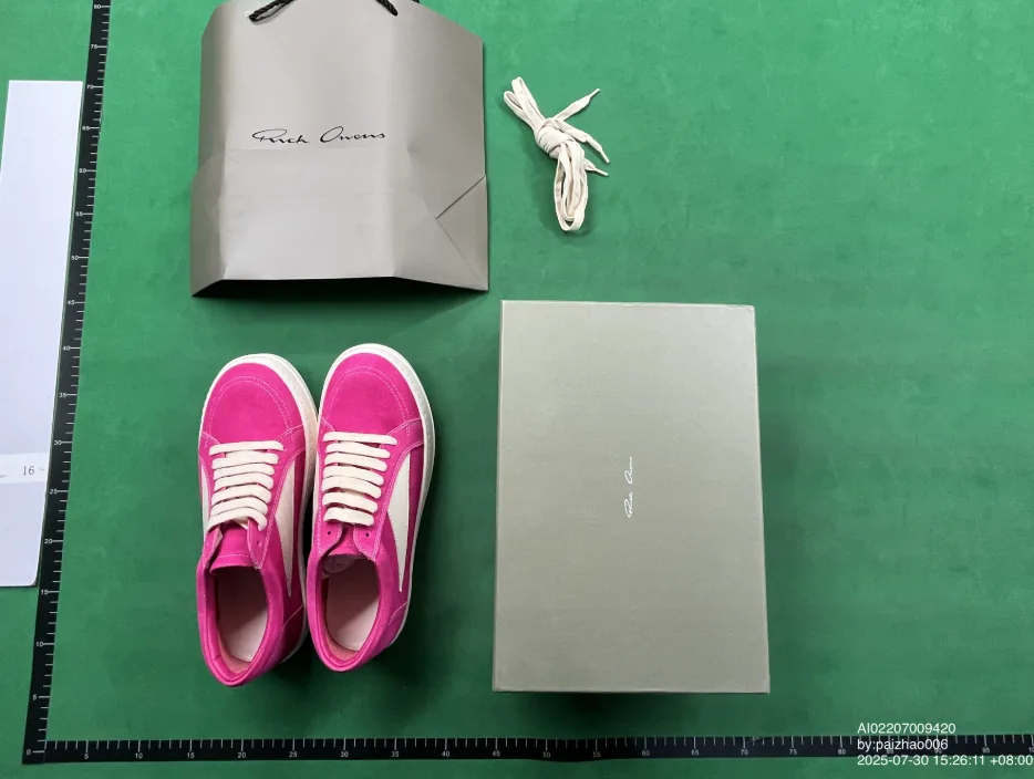 Rick Owens DRKSHDW Low White Sneakers — Photo 15