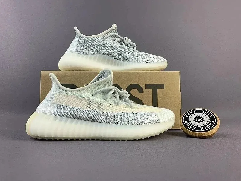 Adidas Yeezy 350 V2 Beige Lace-Up Sneakers