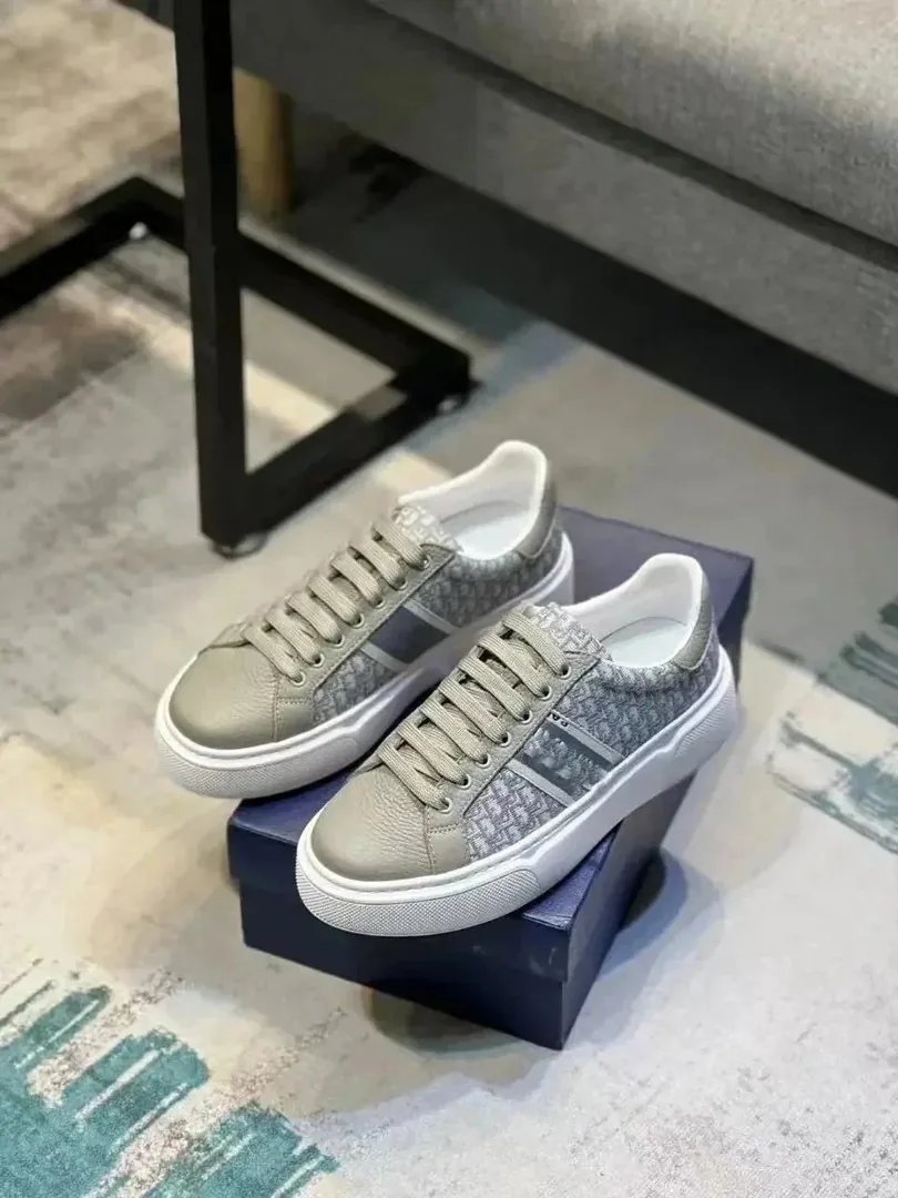 Prada America's Cup Blue Leather Flats — Photo 6