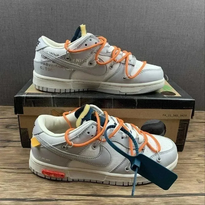 Nike Dunk Low Off-White Running Shoes — Photo 6