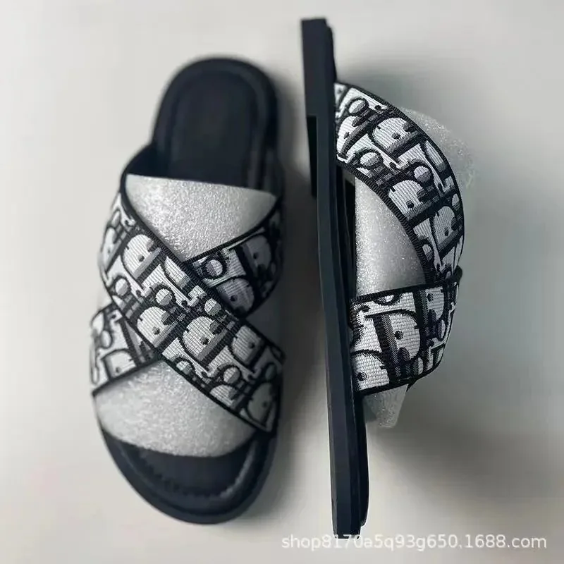 Embroidered Slides — QC