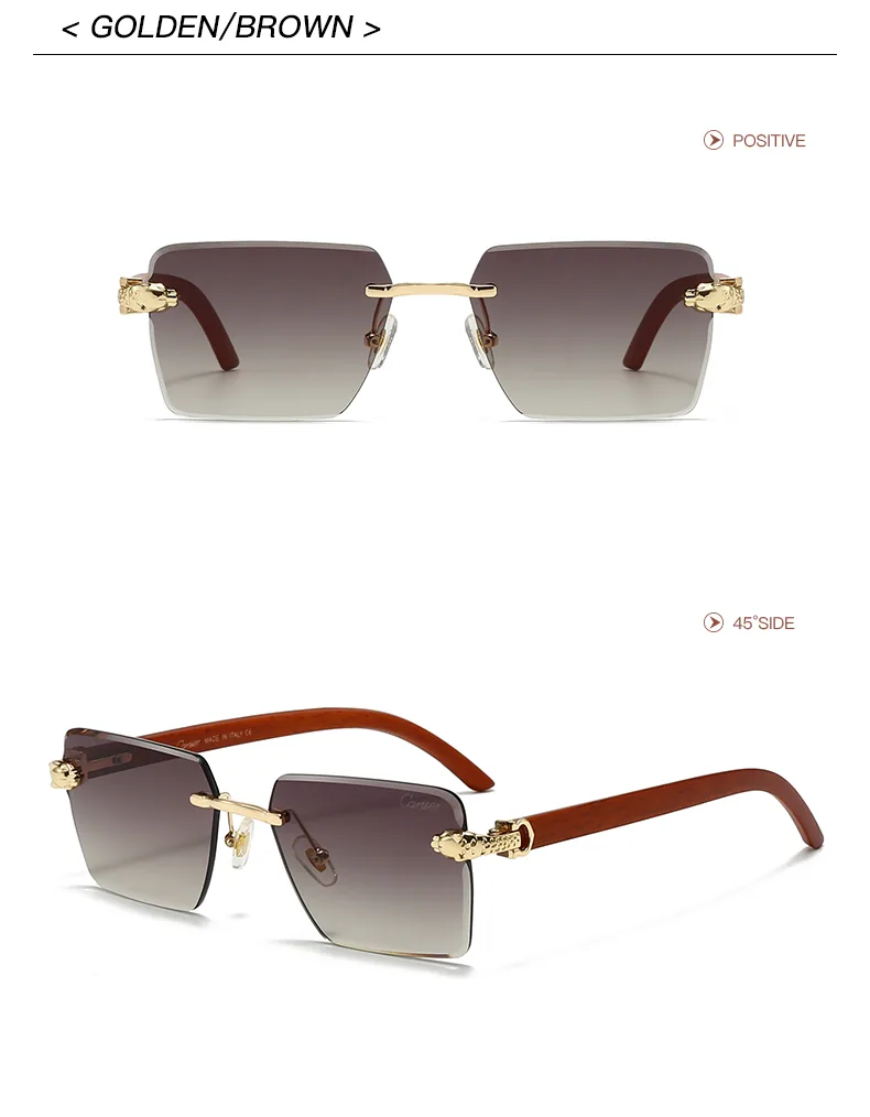 Cartier Panthere Rimless Sunglasses — photo 4