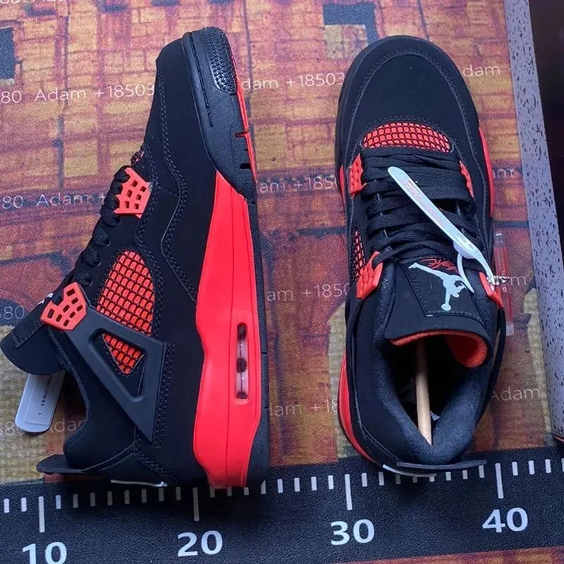 Jordan 4 Black Skate Shoes — photo 2