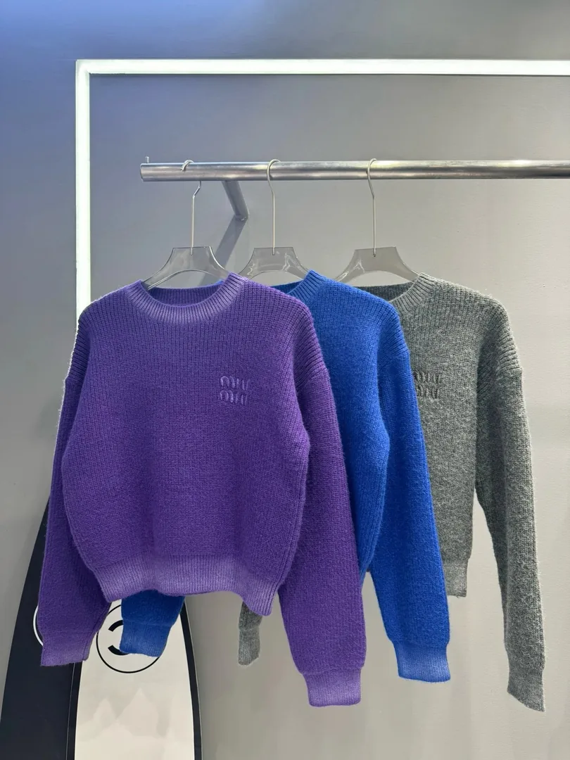Double Jacquard Crewneck Sweater — Photo 2