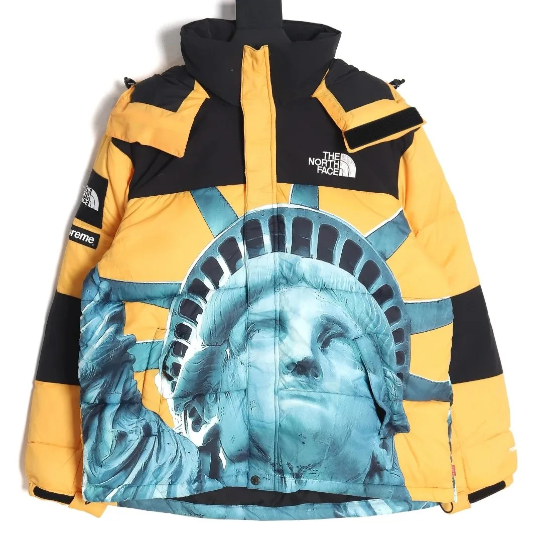 Supreme Statue Of Liberty White Down Jacket — Photo 3