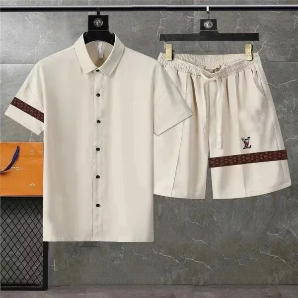 Prada Triangle Logo Shirt Shorts Set — QC
