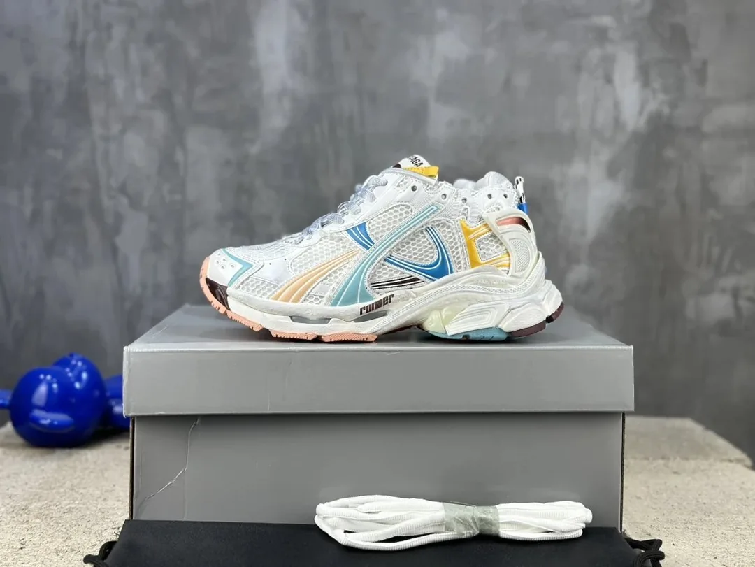 Balenciaga Black 7.5 Track Runners — QC