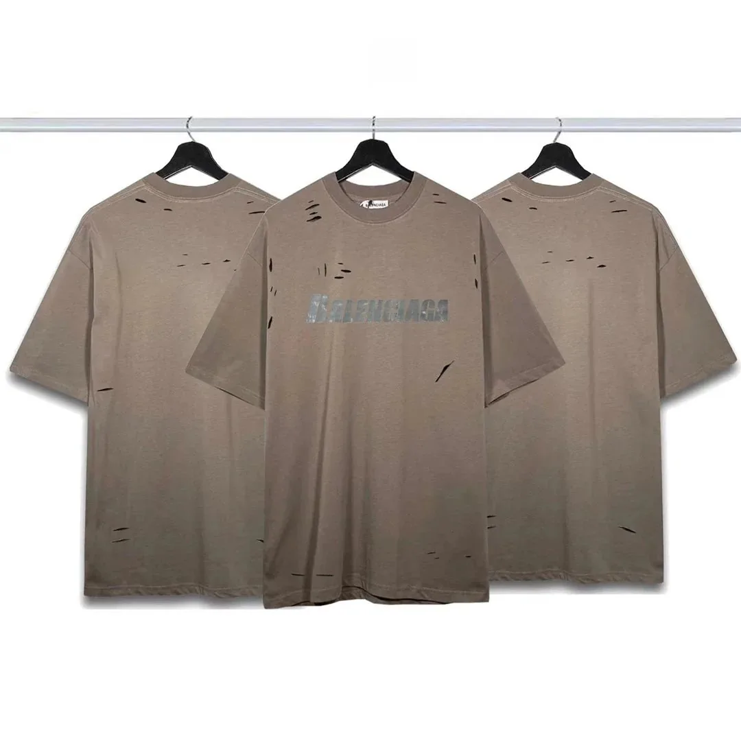 Balenciaga Split Logo Print T-Shirt Collection — QC