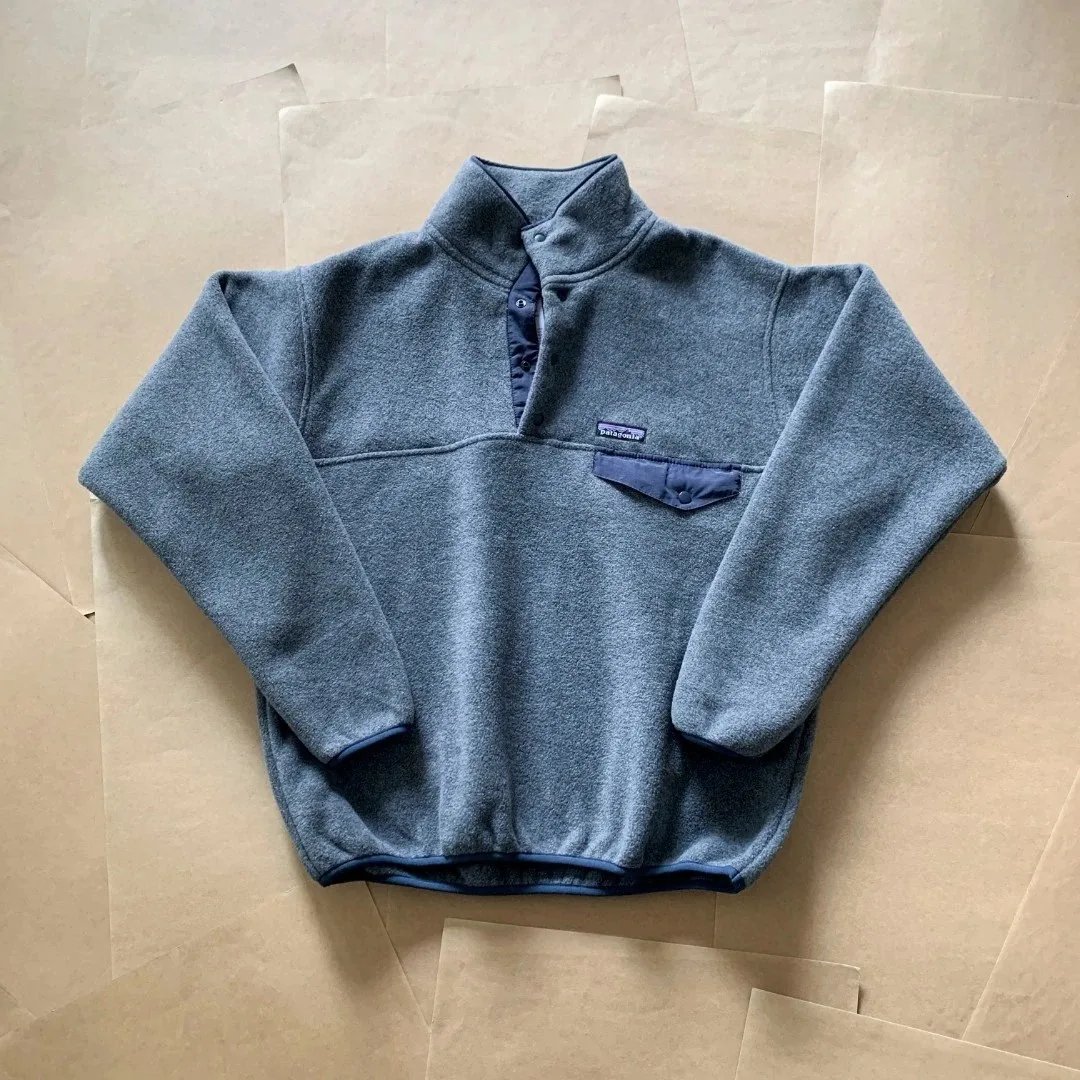 Patagonia Fleece Snap Pullover Jacket — QC