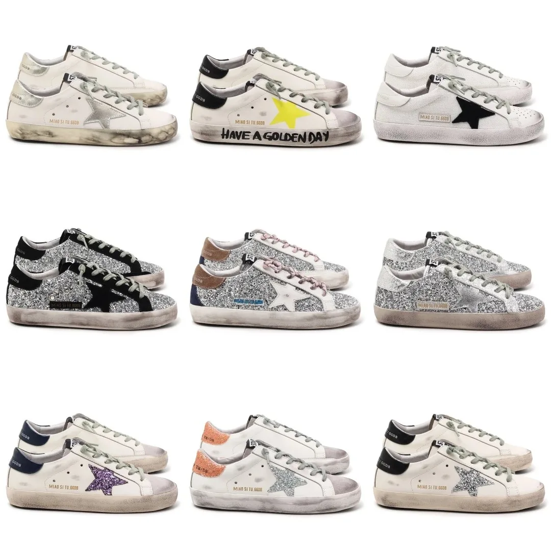 Golden Goose Super-Star Distressed Sneakers