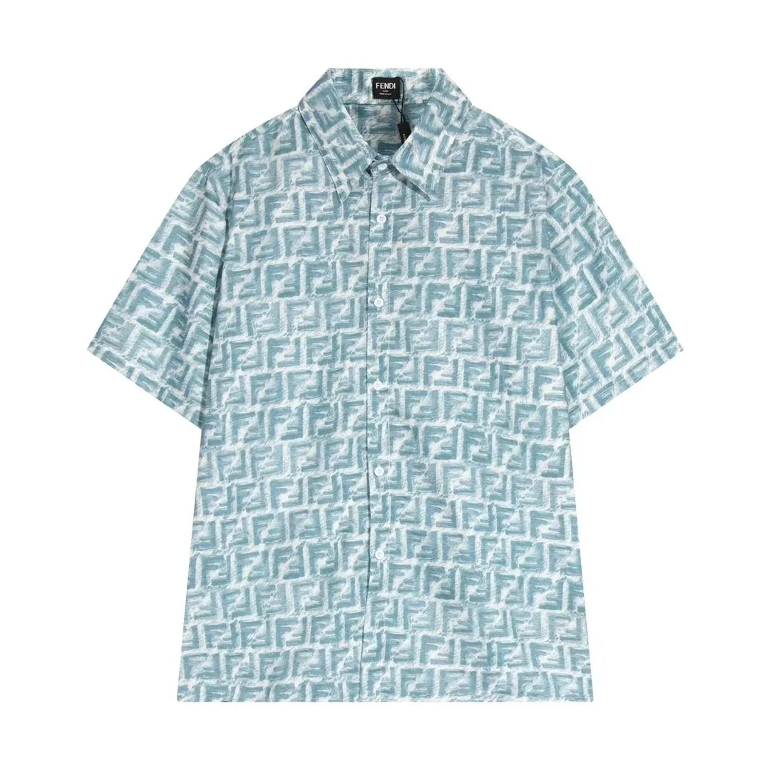 Fendi FF Monogram Short Sleeve Shirt — Photo 13